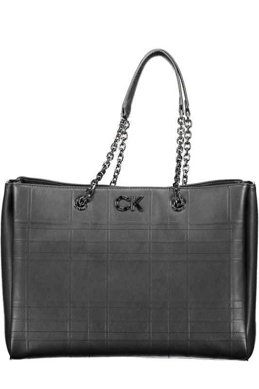 Black Polyester Women Handbag - The Luxe Alliance