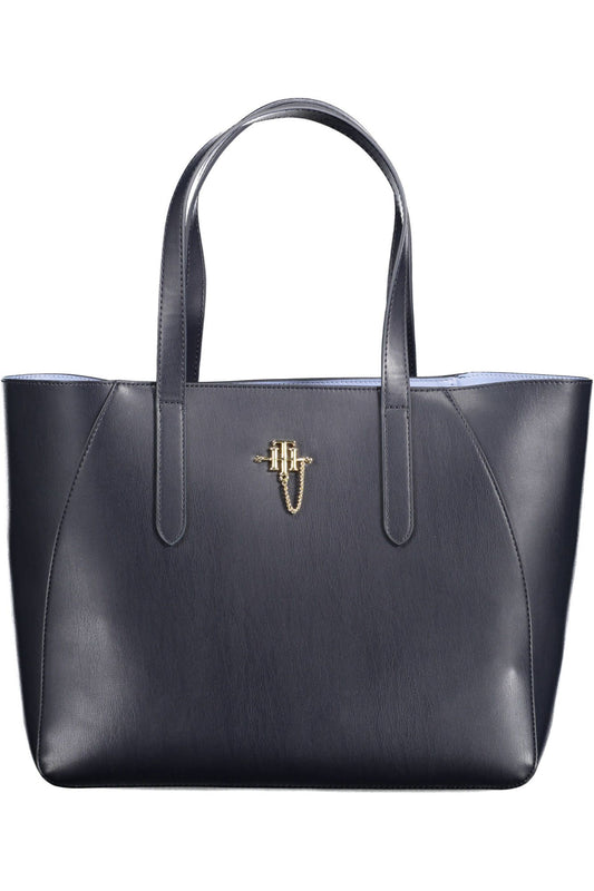 Blue Polyethylene Women Handbag - The Luxe Alliance