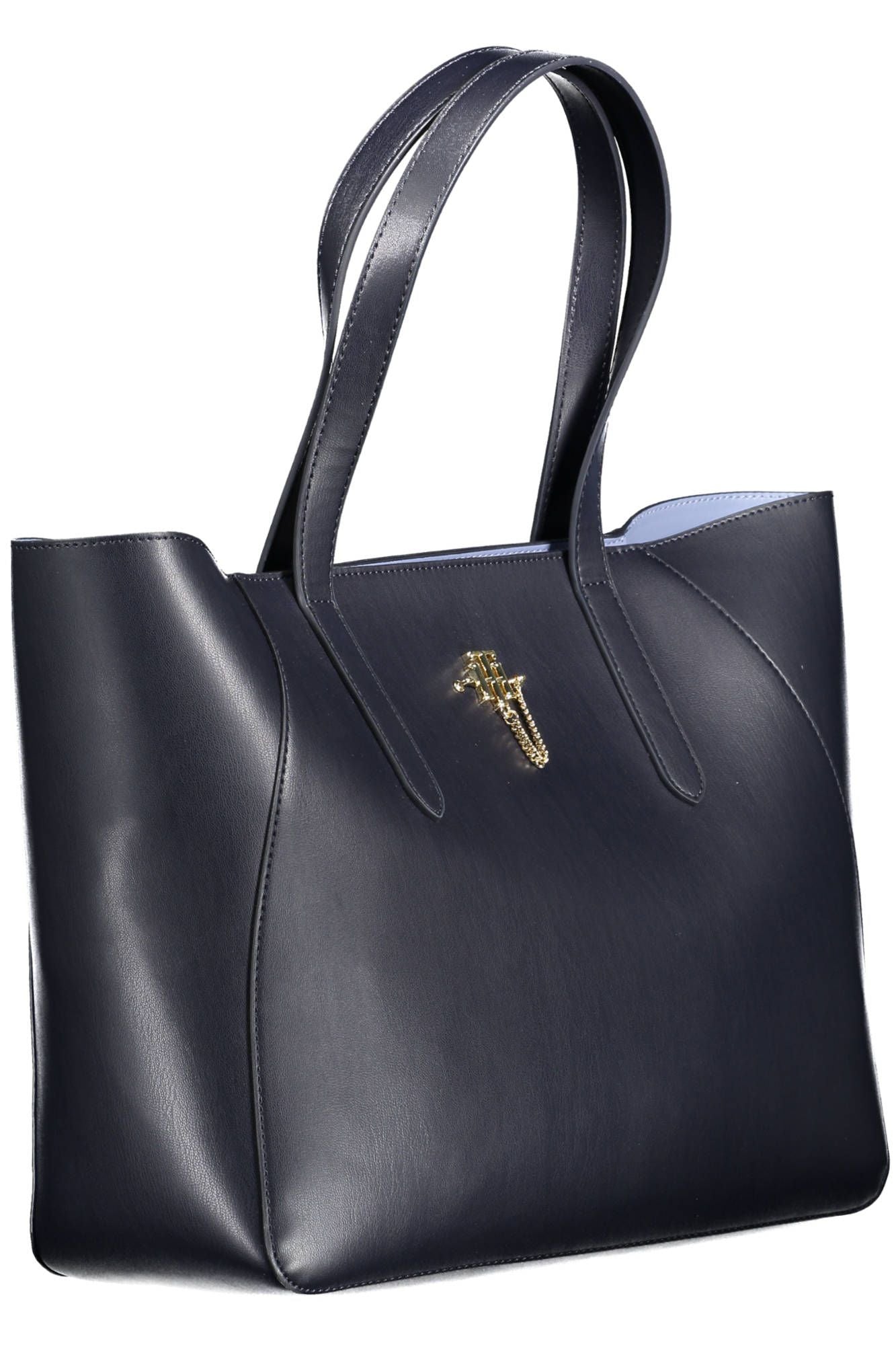 Blue Polyethylene Women Handbag - The Luxe Alliance