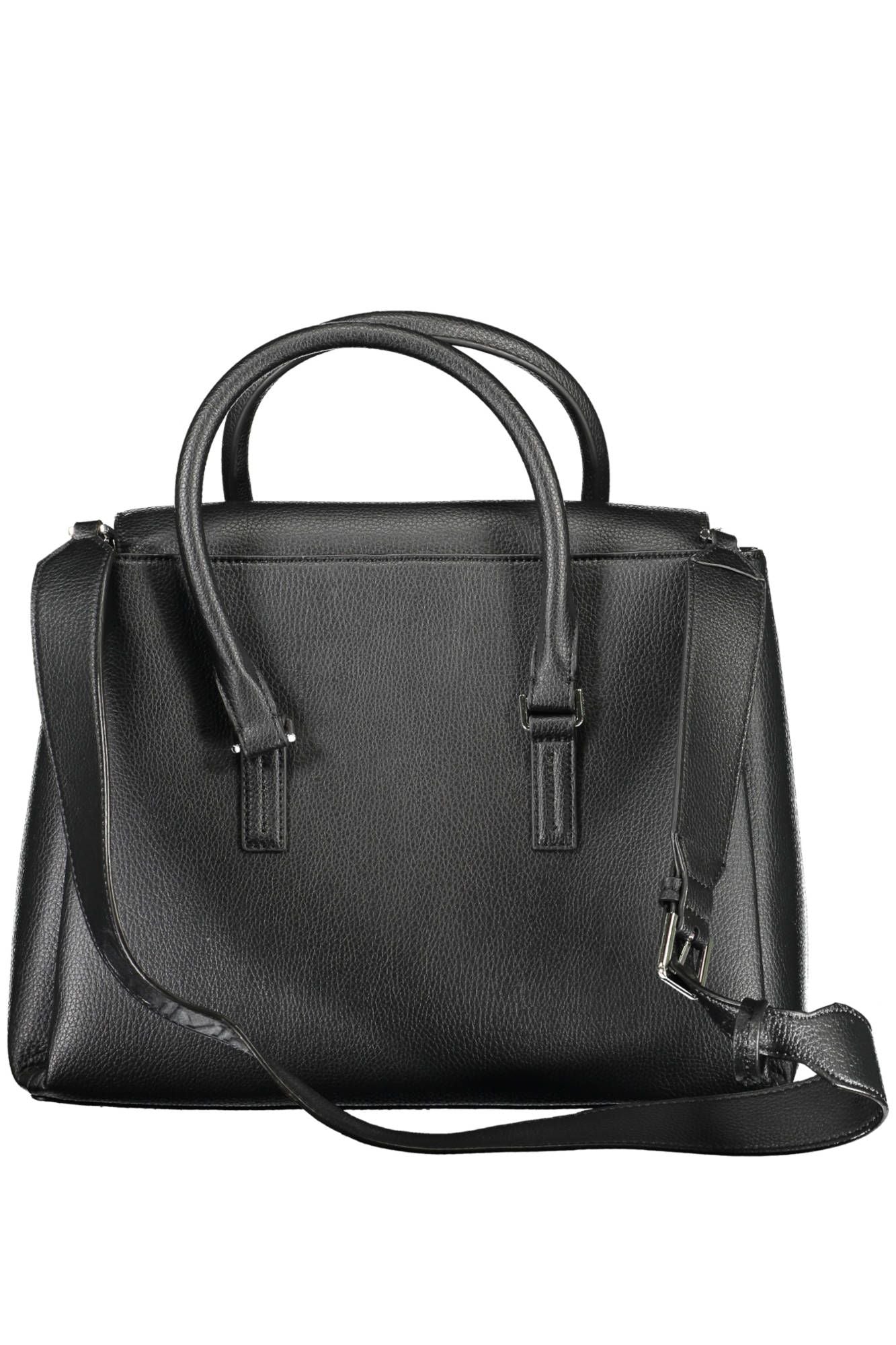  - Black Polyester Women Handbag