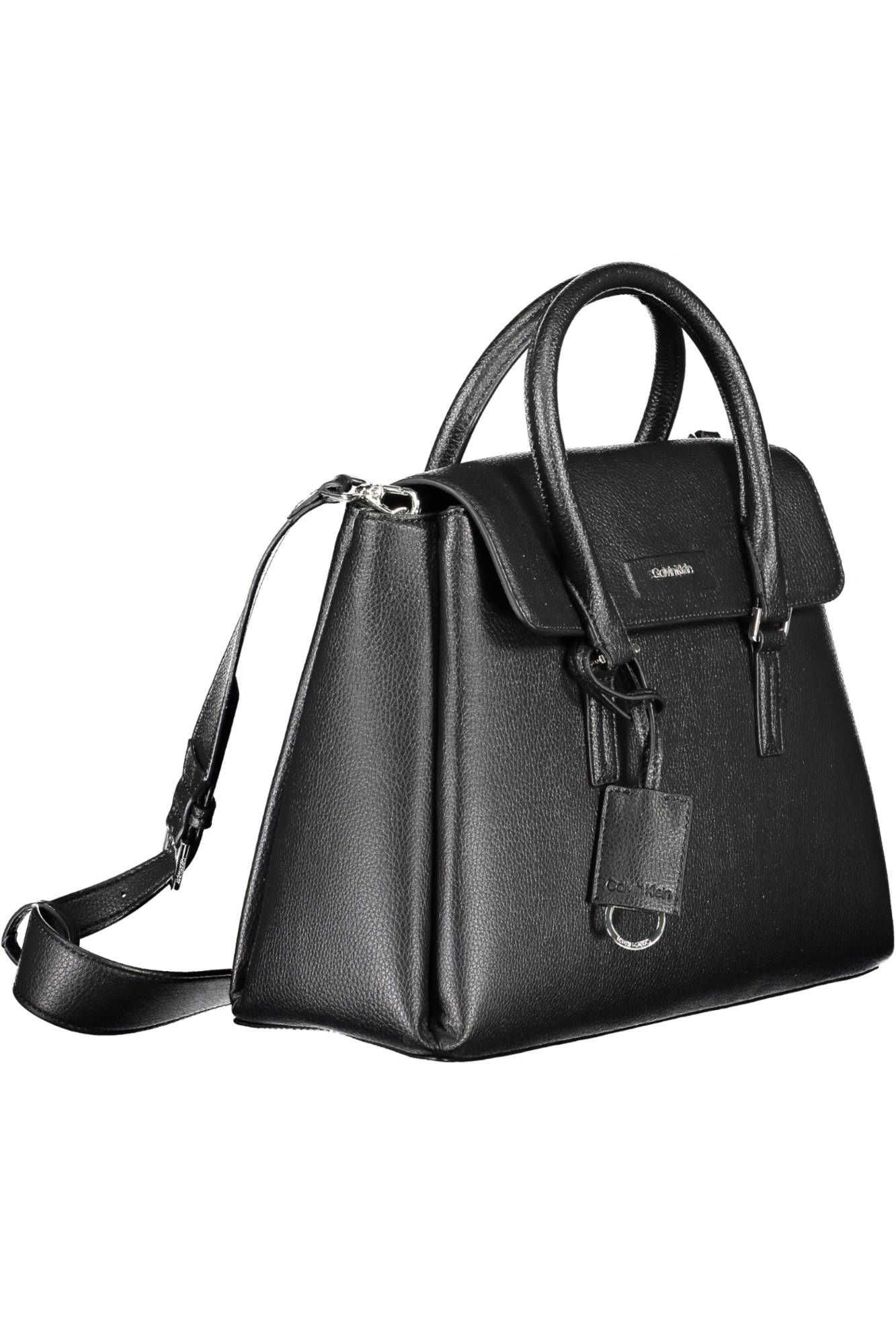  - Black Polyester Women Handbag