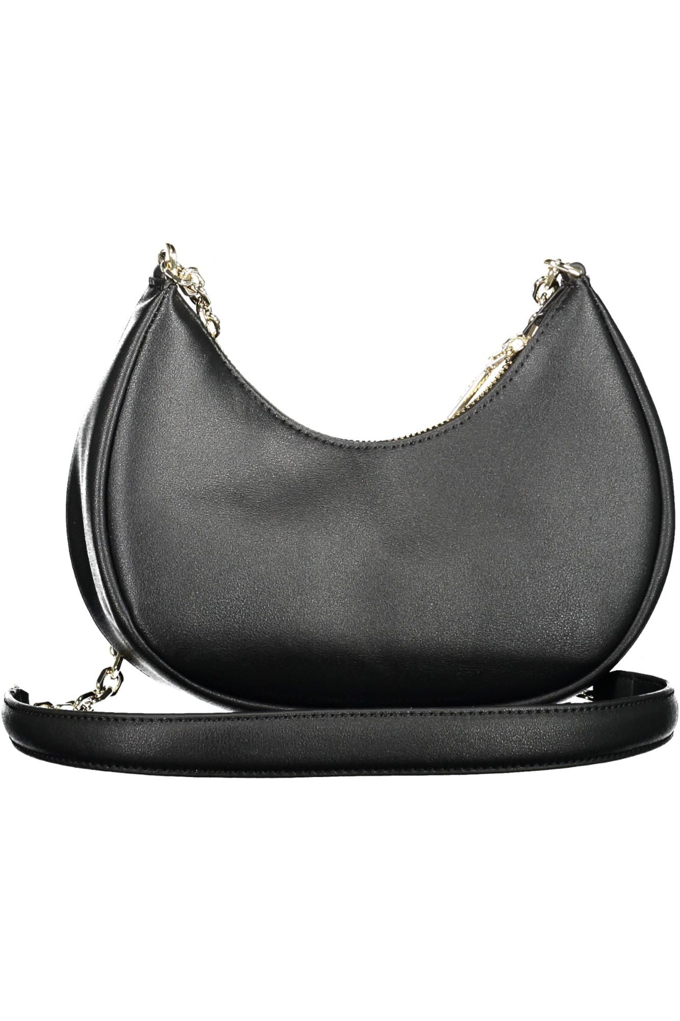  - Black Polyester Women Handbag