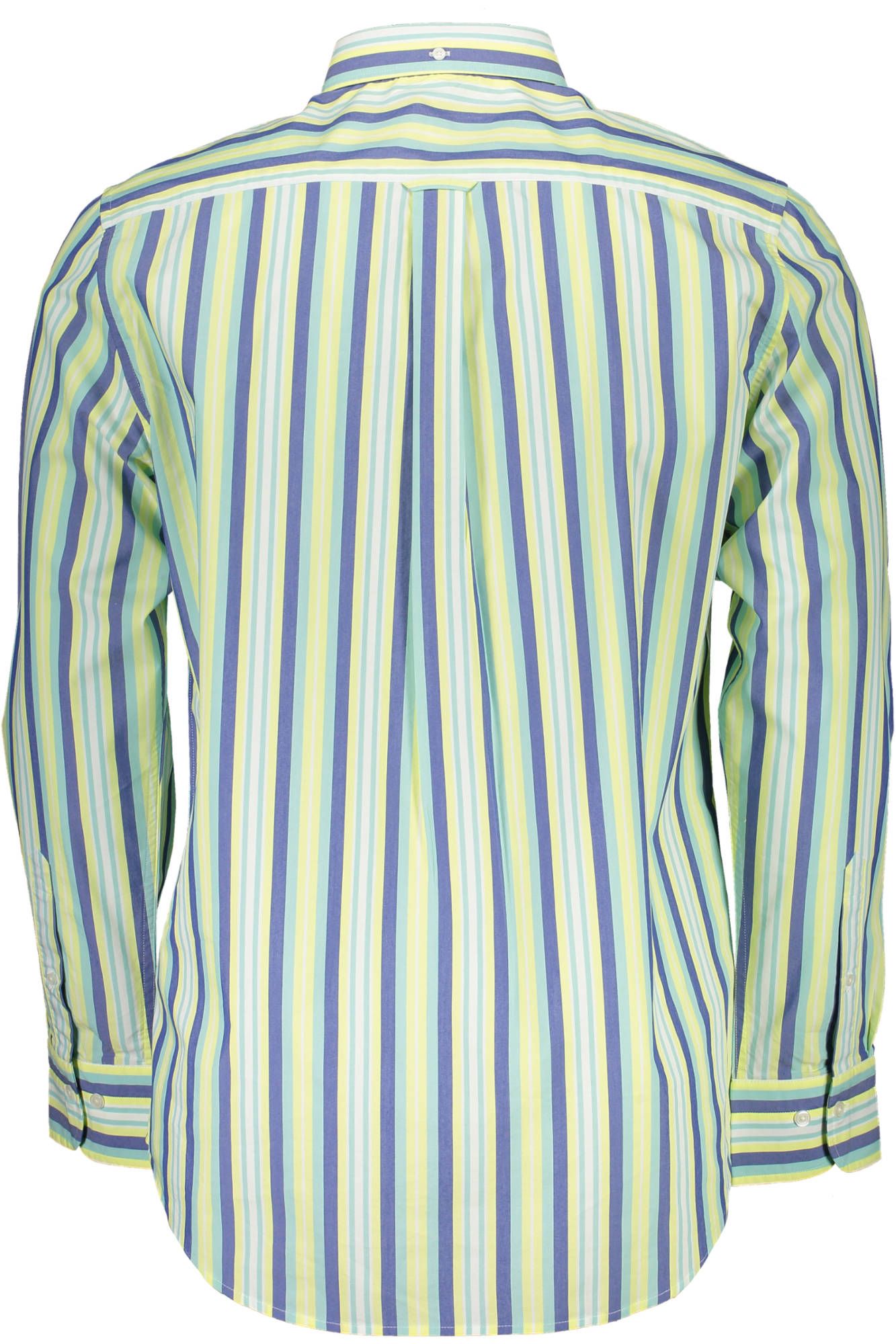  - Yellow Cotton Men Shirt