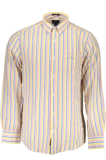  - White Cotton Men Shirt