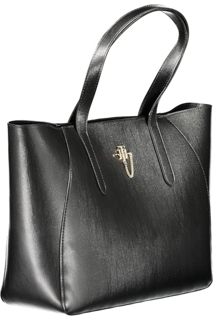  - Black Polyethylene Women Handbag