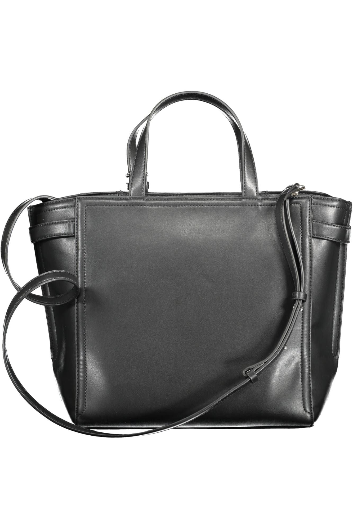  - Black Polyester Women Handbag