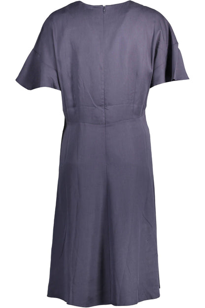  - Blue Lyocell Women Dress