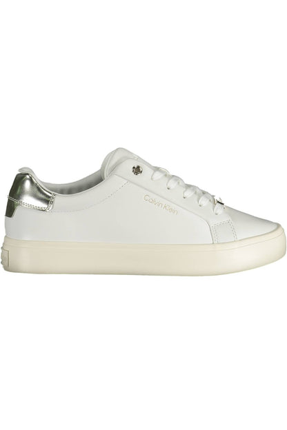  - White Leather Women Sneaker