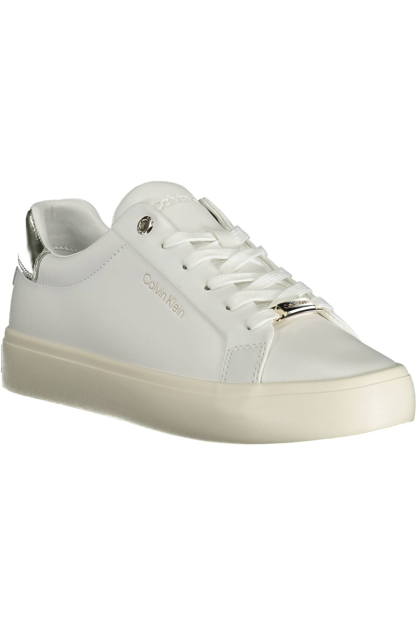  - White Leather Women Sneaker