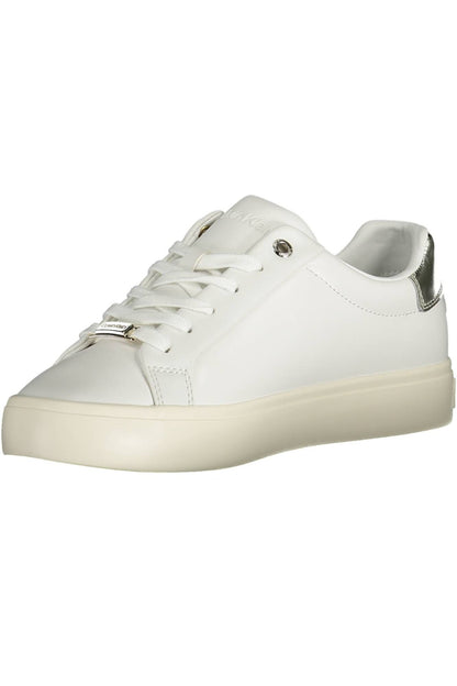  - White Leather Women Sneaker