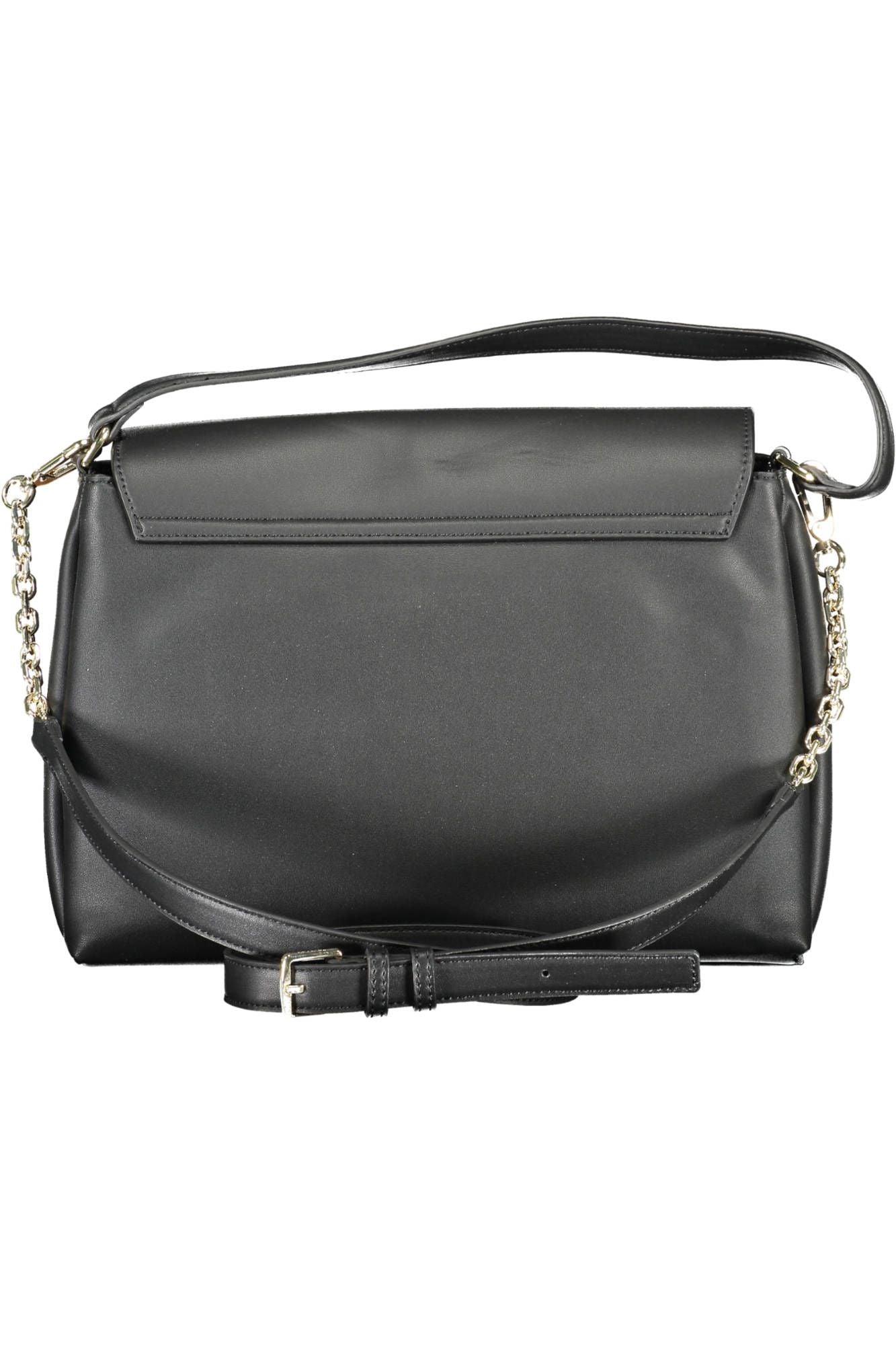  - Black Polyester Women Handbag