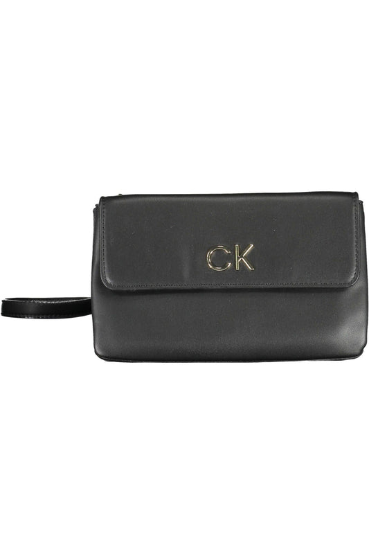  - Black Polyester Women Handbag