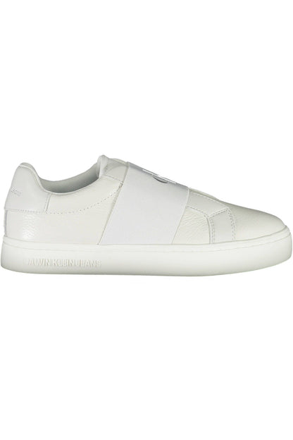  - White Leather Women Sneaker