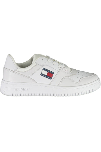  - White Polyester Women Sneaker