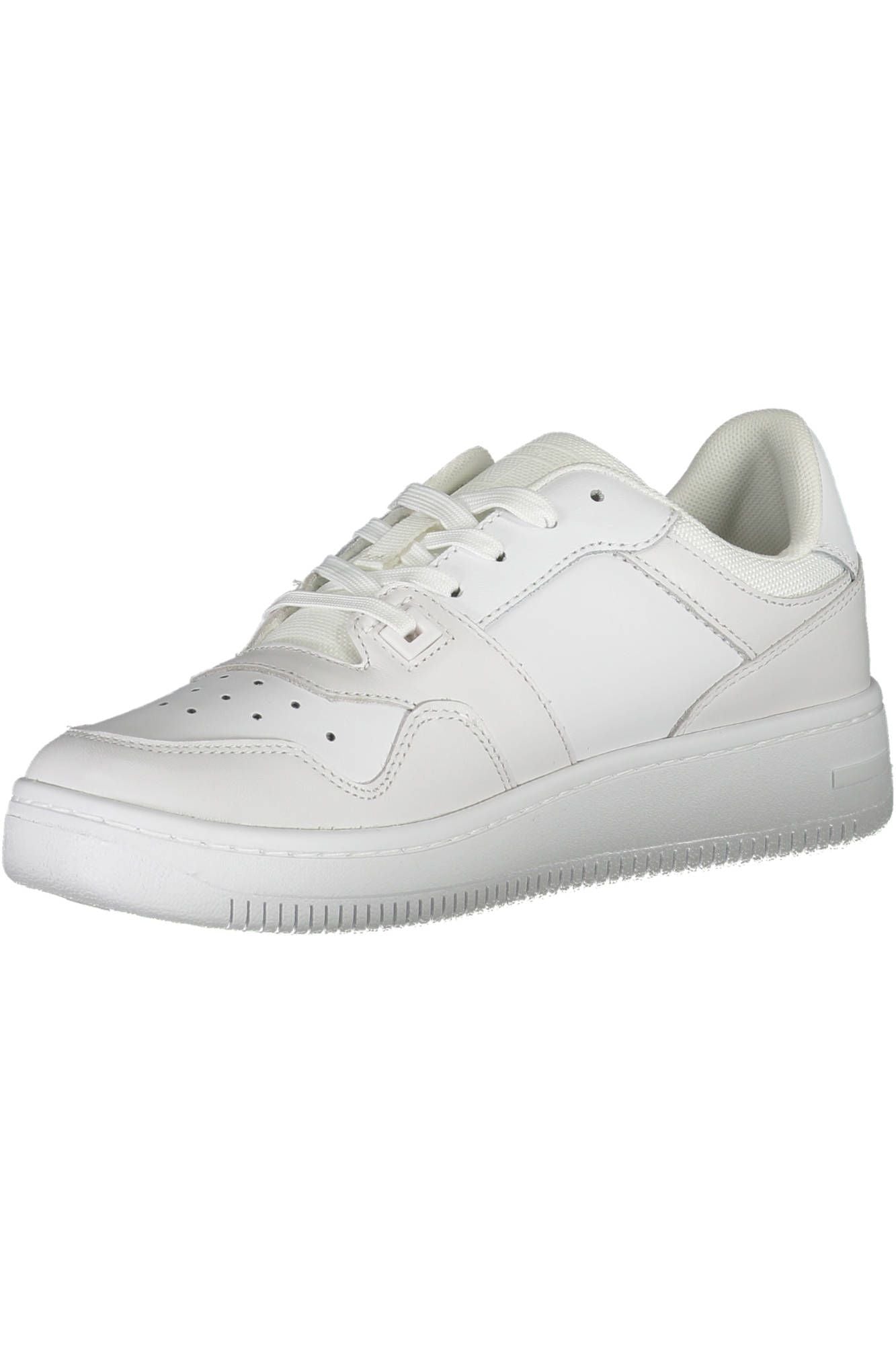  - White Polyester Women Sneaker