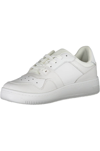  - White Polyester Women Sneaker