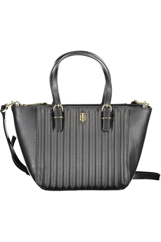  - Black Polyethylene Women Handbag