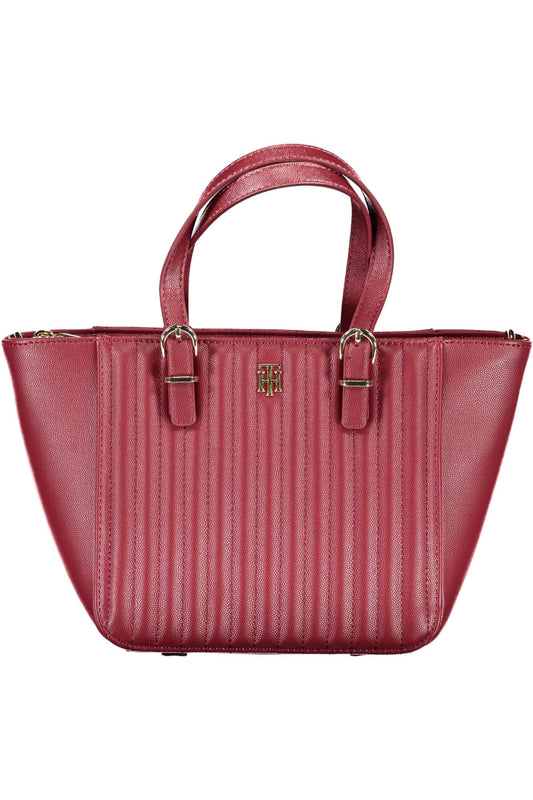  - Red Polyethylene Women Handbag