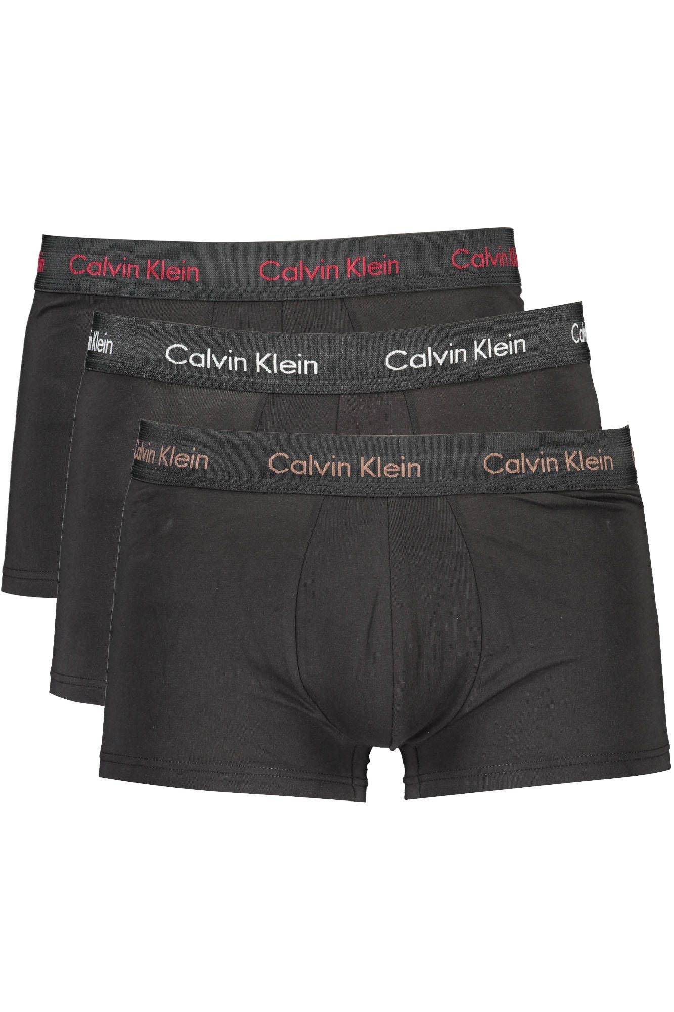 Black Cotton Men Underwear Trunk Pack