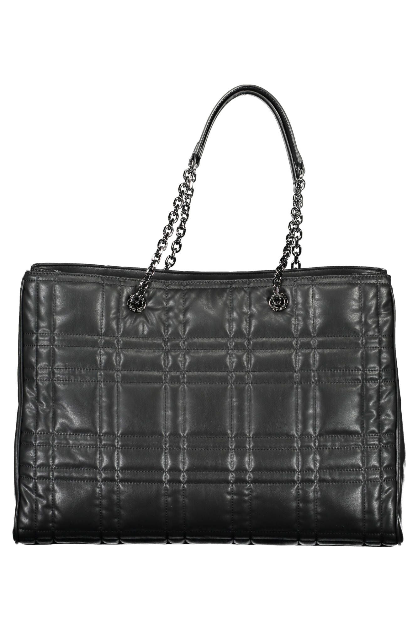  - Black Polyester Women Handbag