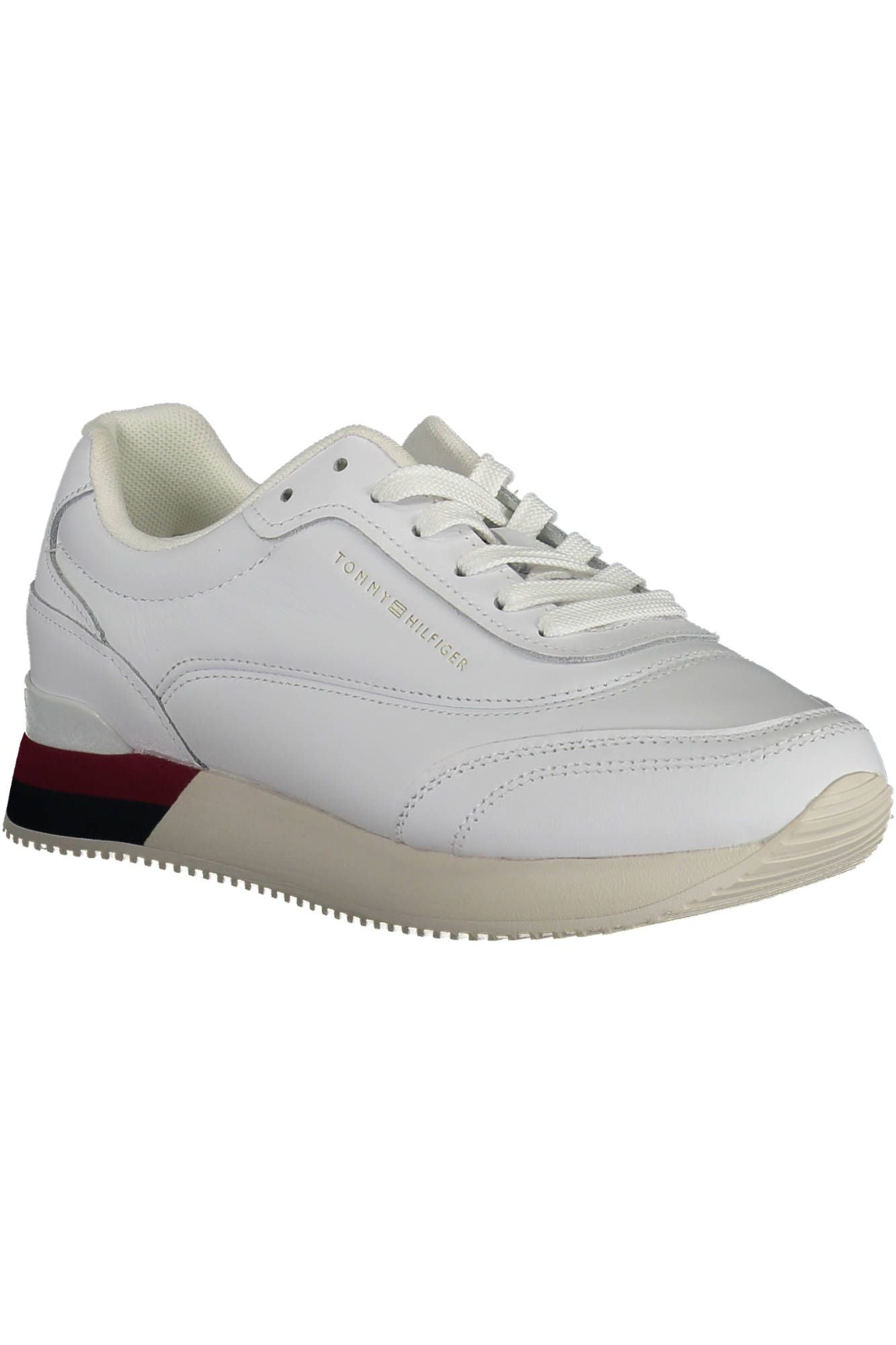  - White Leather Women Sneaker