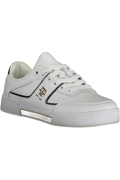  - White Leather Women Sneaker