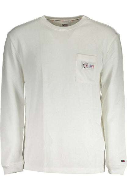  - White Cotton Men Sweater