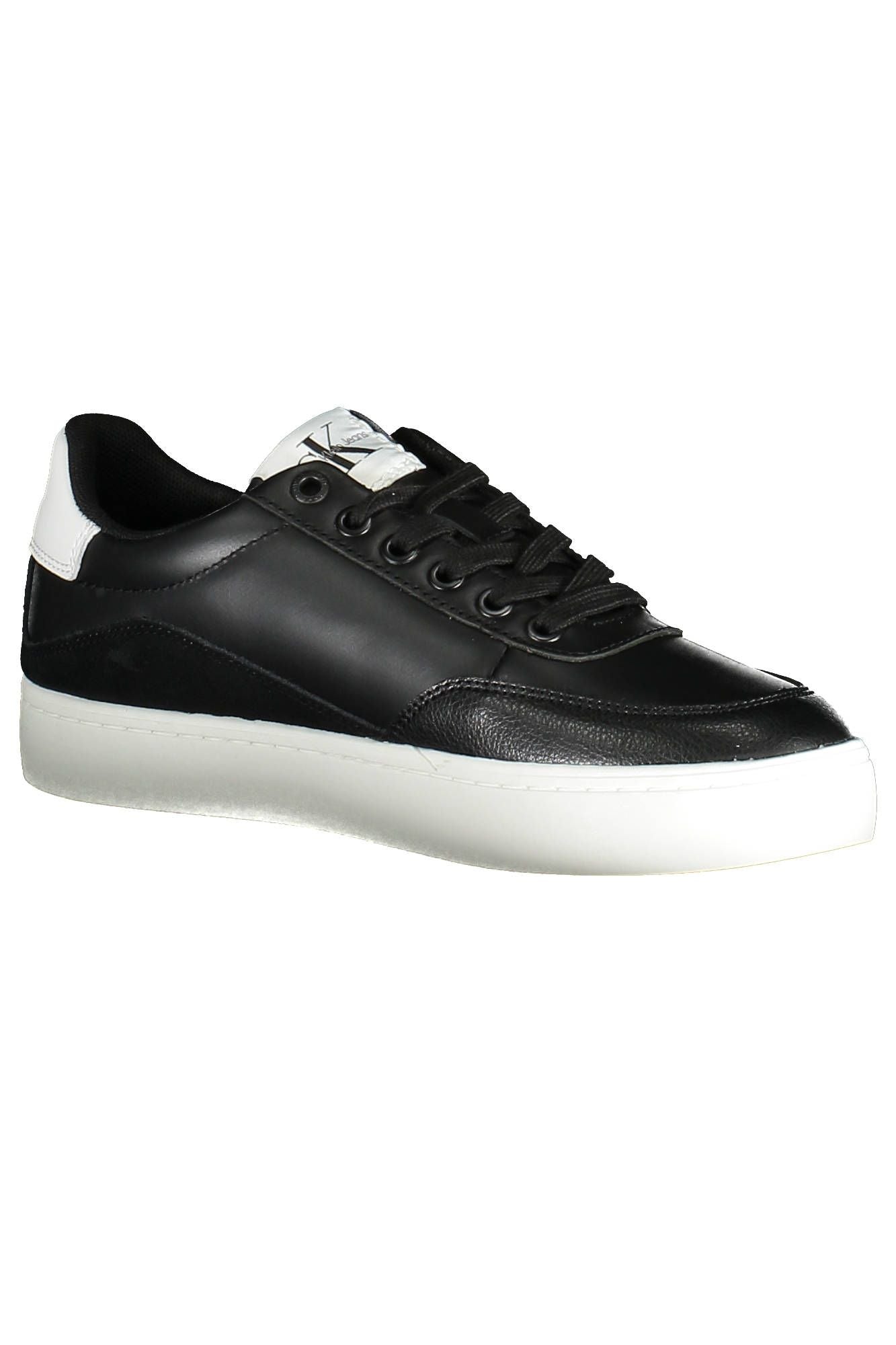  - Black Leather Women Sneaker