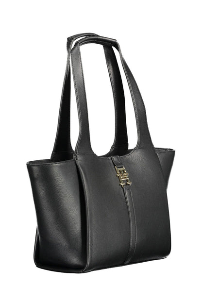  - Black Polyethylene Women Handbag