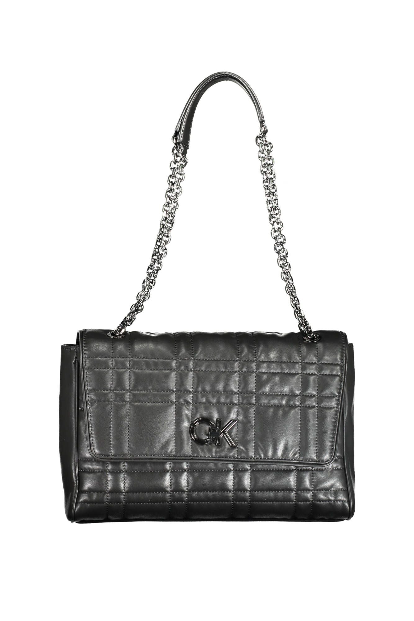  - Black Polyester Women Handbag