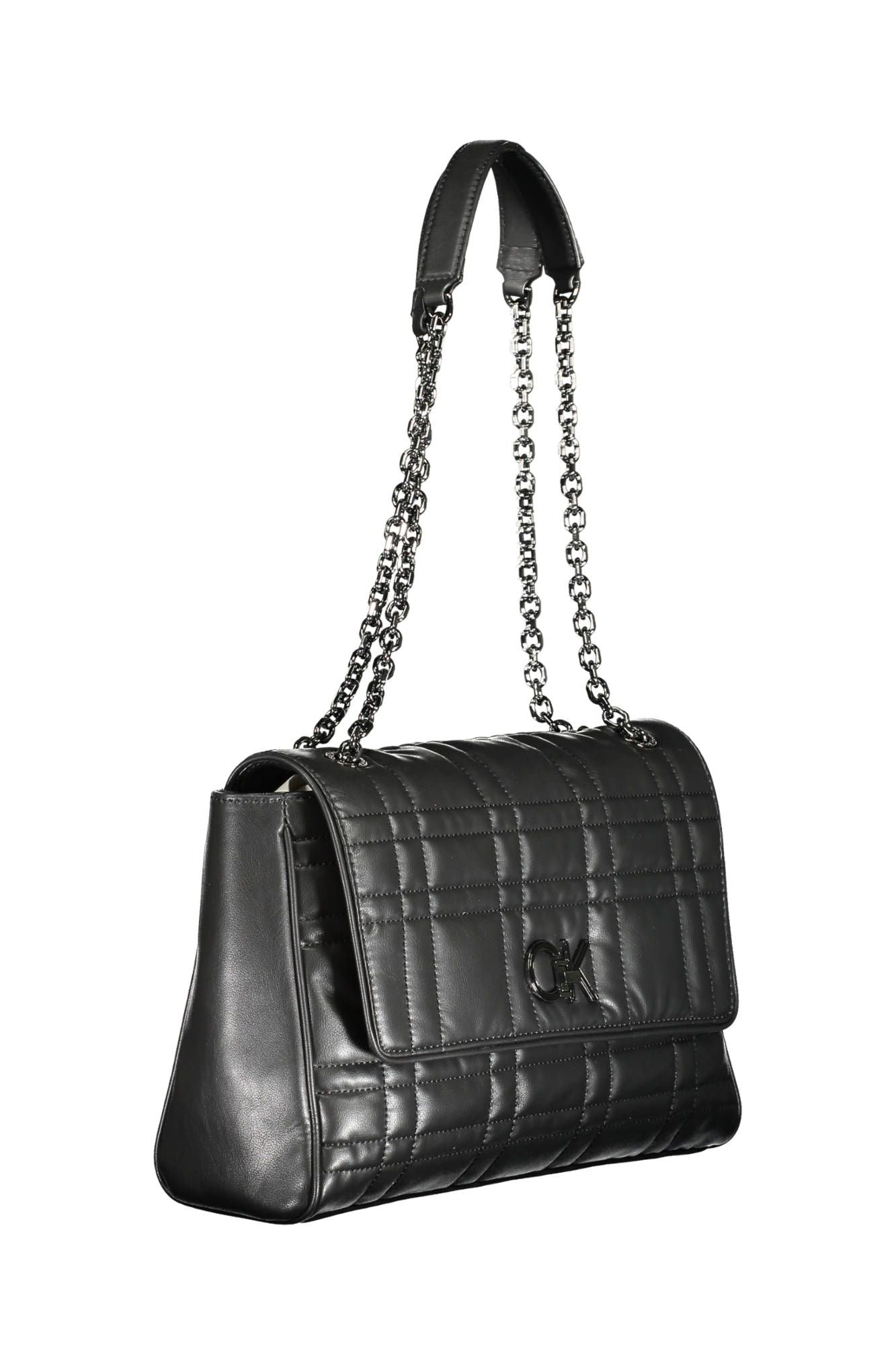  - Black Polyester Women Handbag