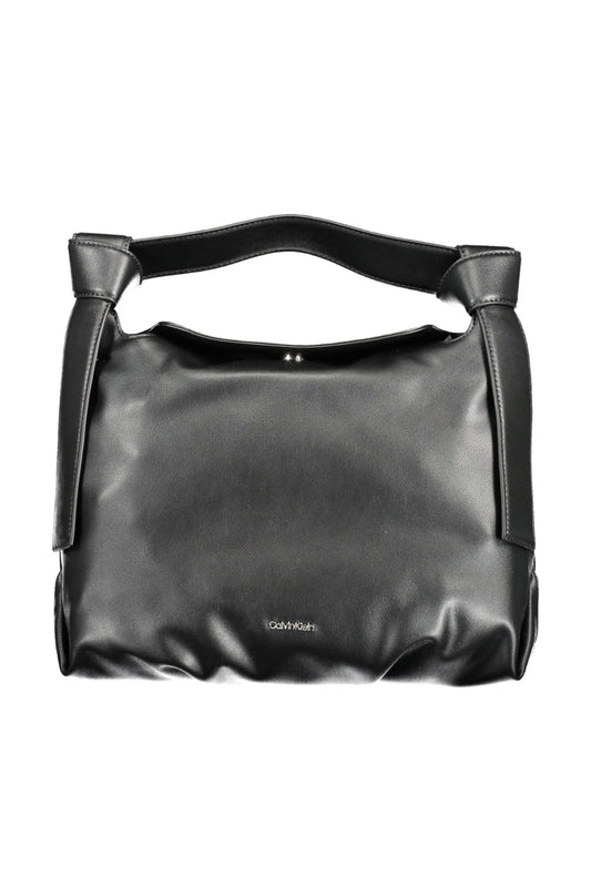  - Black Polyester Women Handbag