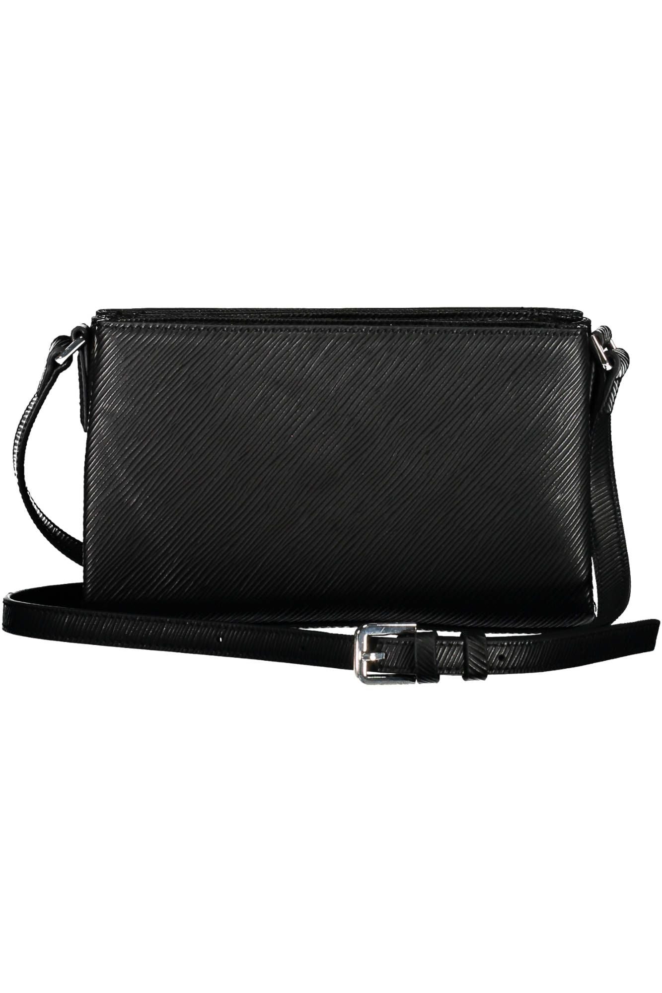  - Black Polyester Women Handbag