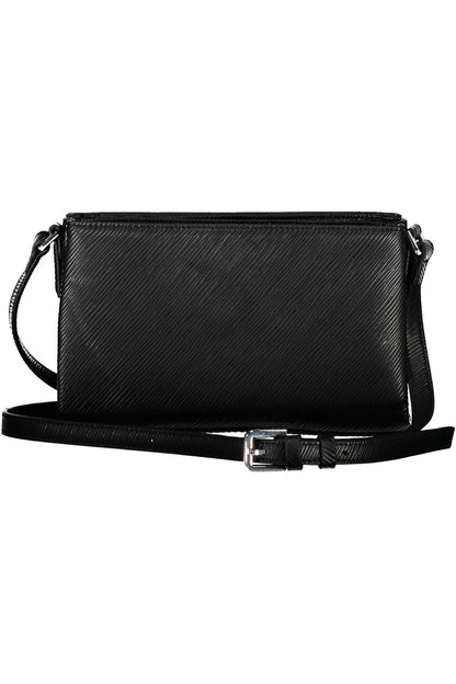  - Black Polyester Women Handbag