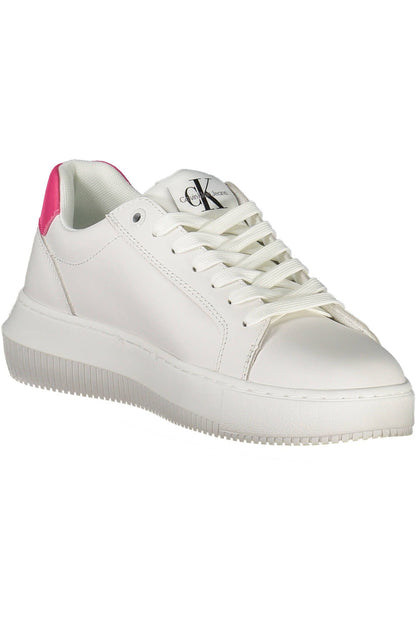 White Leather Women Sneaker - The Luxe Alliance