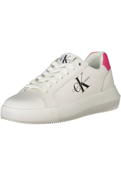 White Leather Women Sneaker - The Luxe Alliance