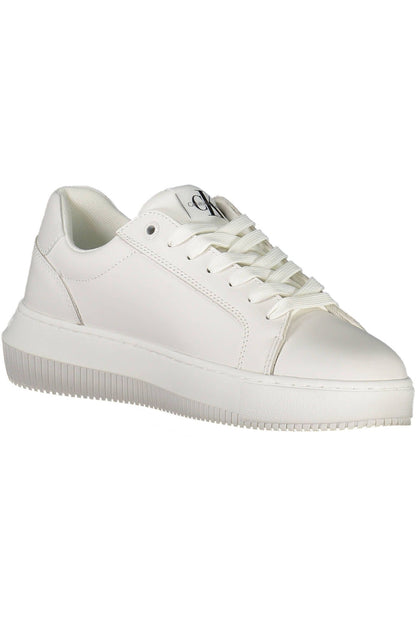 White Leather Womens Sneaker - The Luxe Alliance