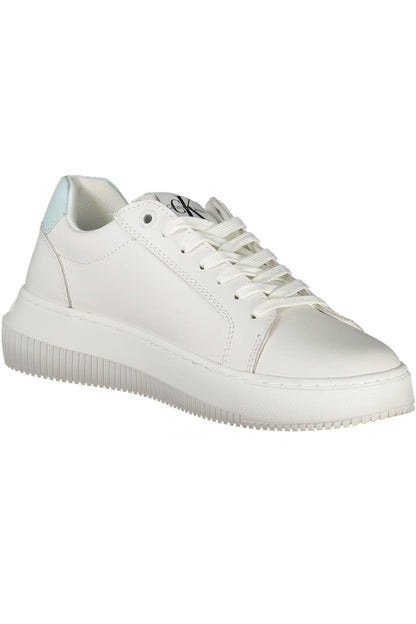 White Leather Women Sneaker - The Luxe Alliance