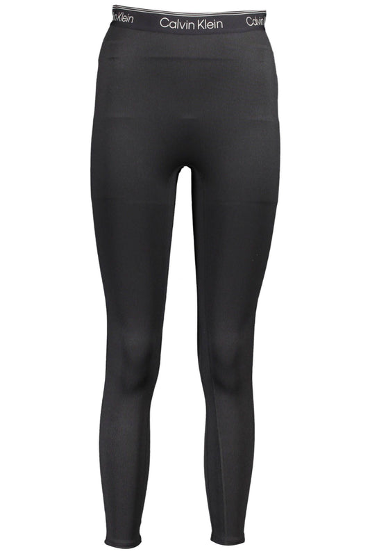 Black Polyester Women Legging - The Luxe Alliance