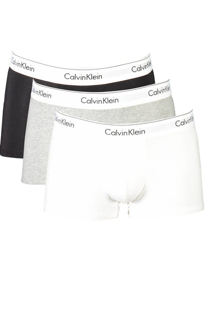 Gray Cotton Men Trunk - The Luxe Alliance