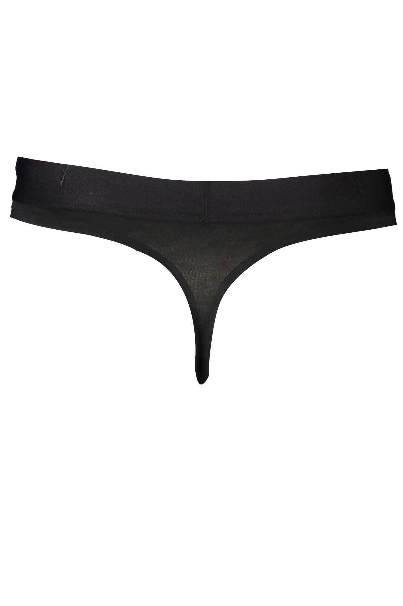 Black Cotton Women Thong - The Luxe Alliance