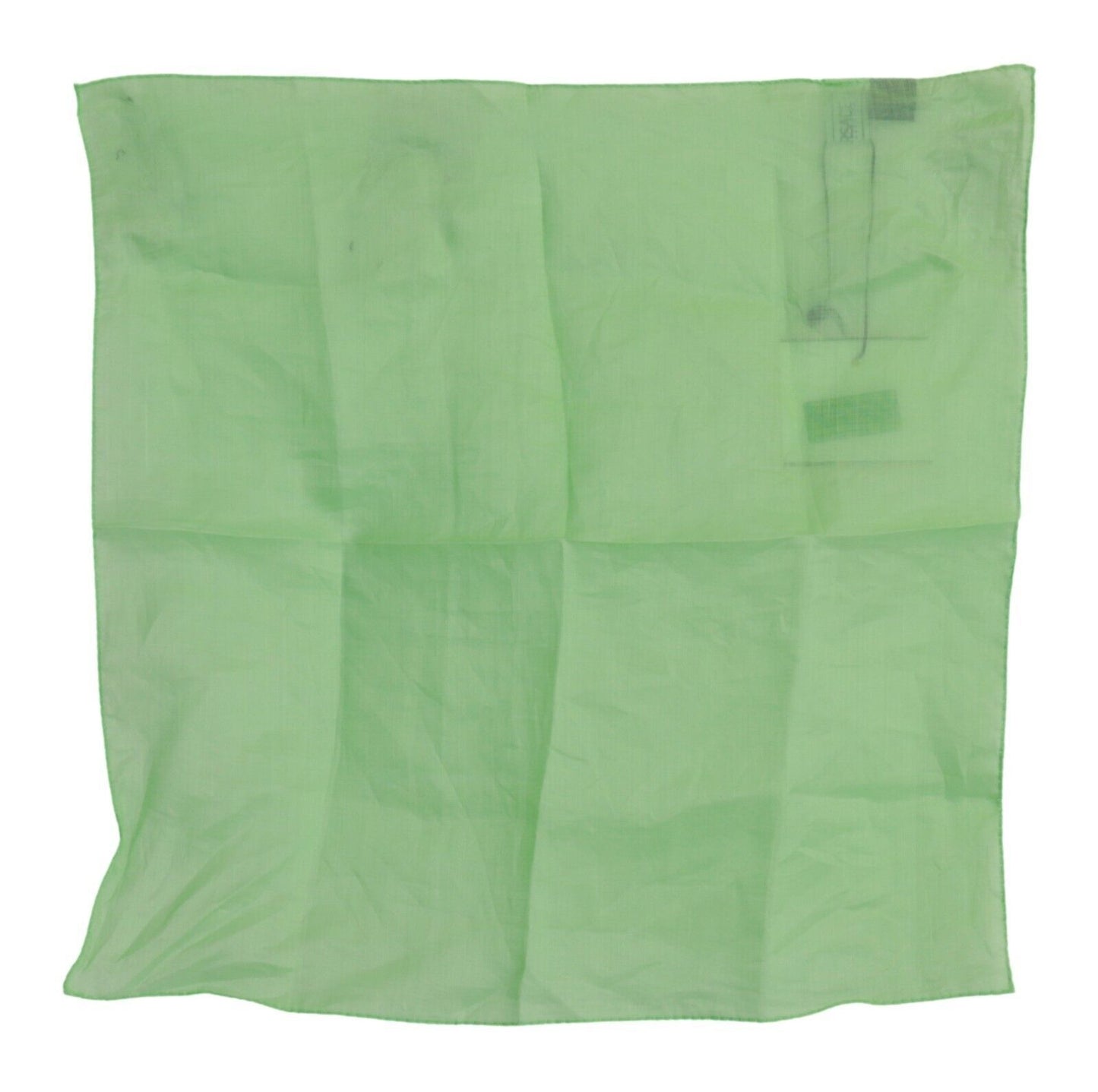  - Elegant Apple Green Linen Scarf