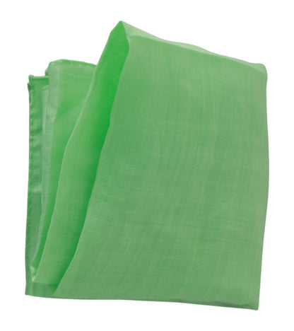  - Elegant Apple Green Linen Scarf