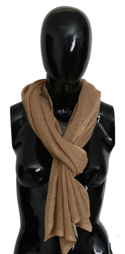  - Elegant Men's Brown Neck Wrap Shawl Scarf