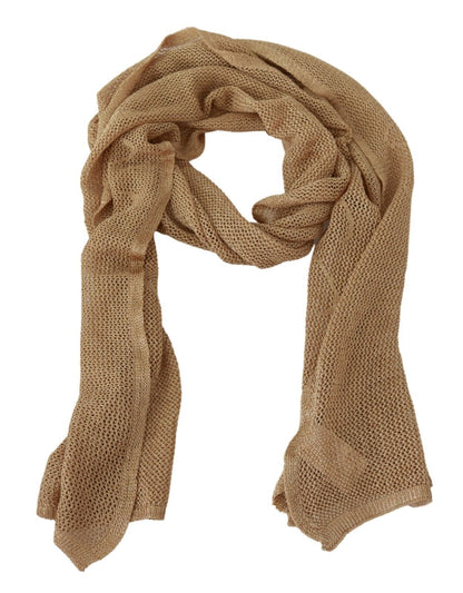  - Elegant Men's Brown Neck Wrap Shawl Scarf