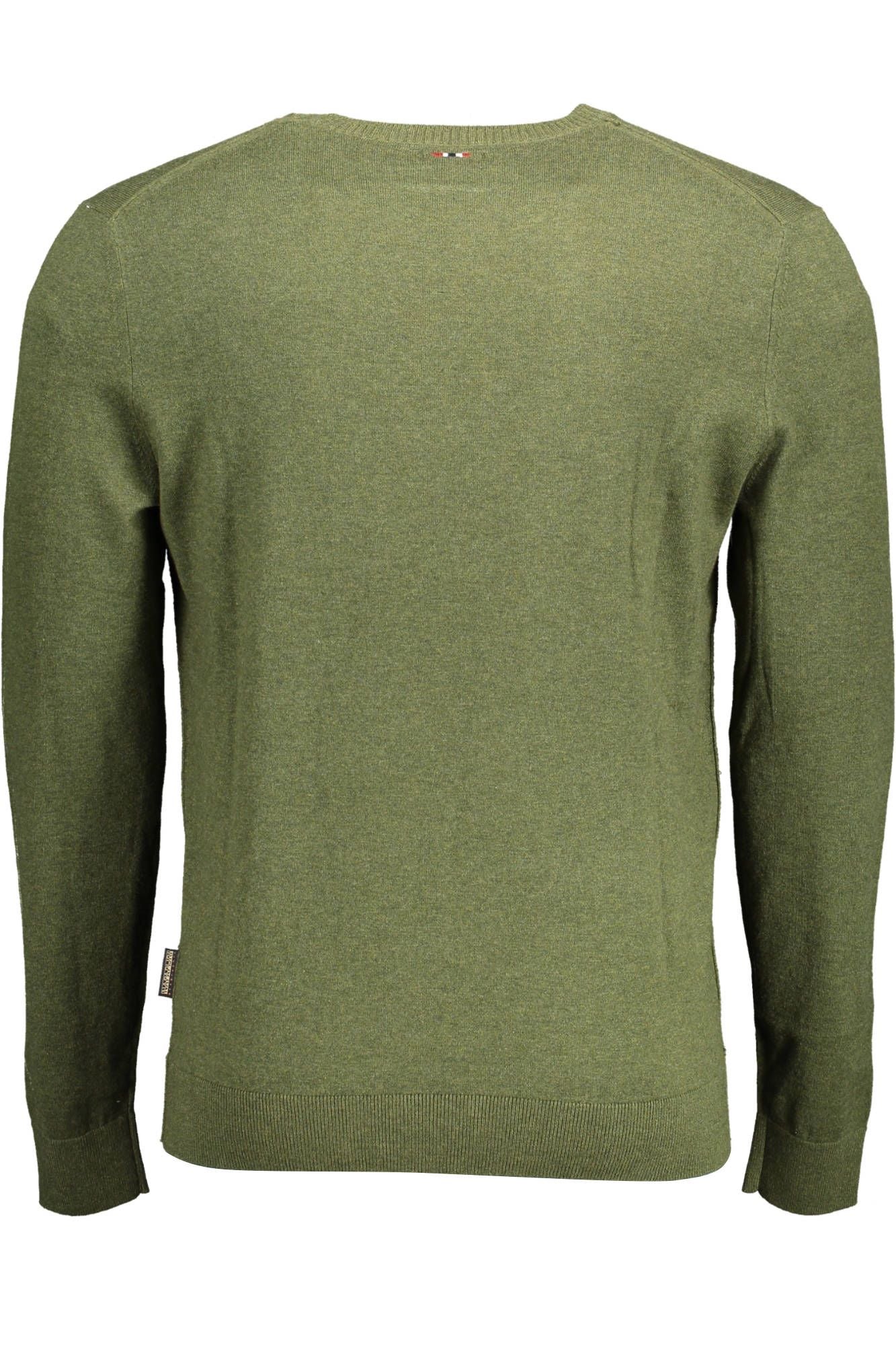  - Green Cotton Men Sweater