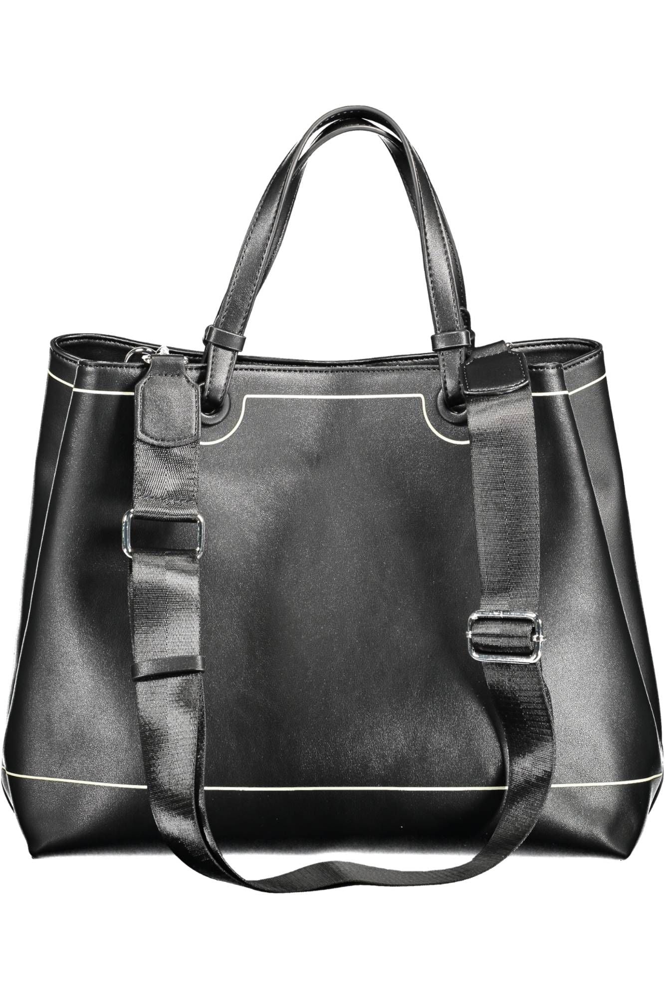  - Black Polyethylene Women Handbag