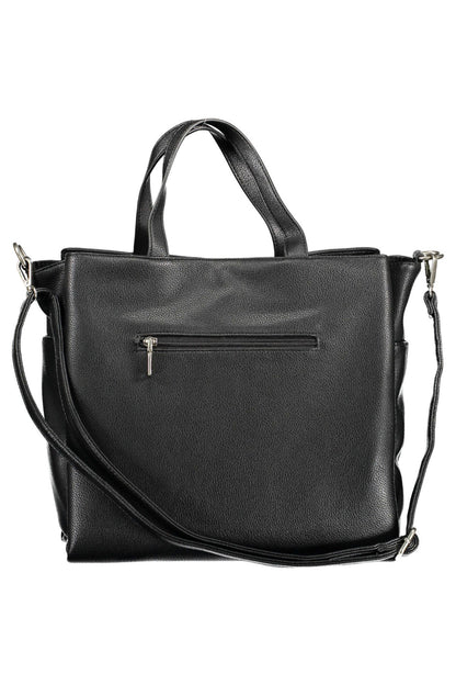  - Black Polyethylene Women Handbag