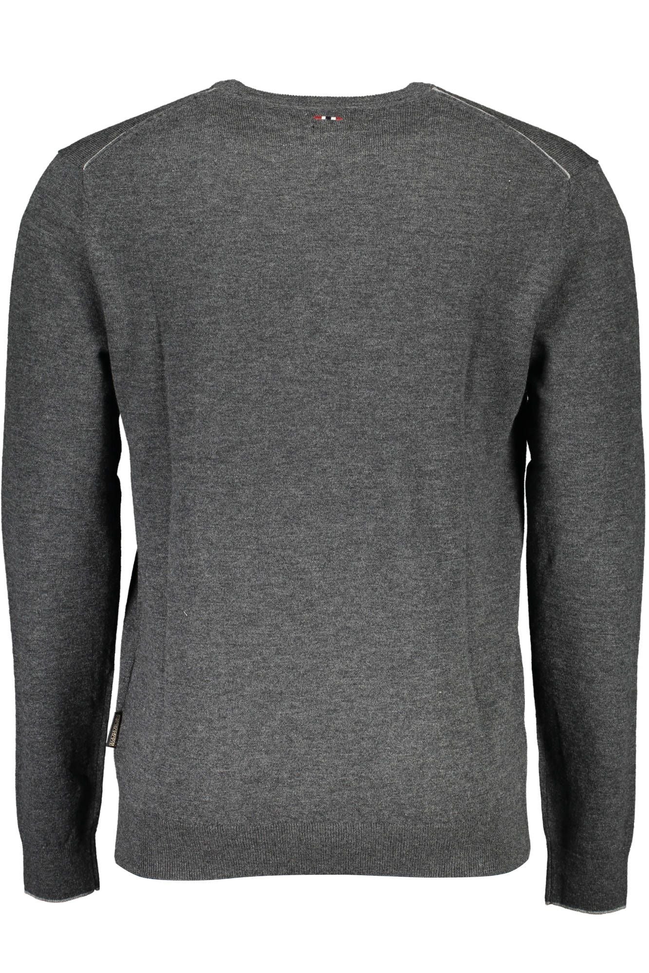 Gray Wool Men Sweater