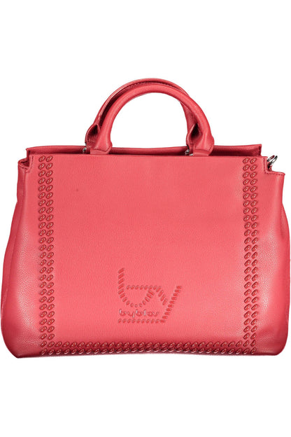  - Red Polyethylene Women Handbag